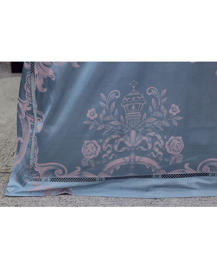 Комплект постельного белья голубой No Brand 18852, изображение 8