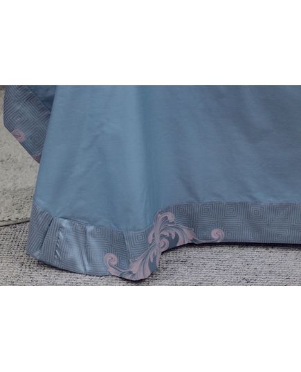 Комплект постельного белья голубой No Brand 18852, изображение 9