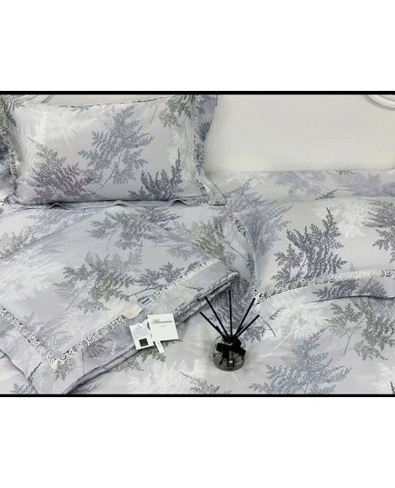 Комплект постельного белья серый Blumarine 22666, изображение 2