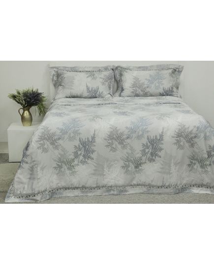 Комплект постельного белья серый Blumarine 22666, изображение 3