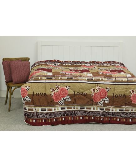 Одеяло 200х220 коричневый TD Seul 22681, изображение 3