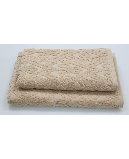 Набор полотенец 50х85, 75х150 бежевый Pavia 22746, изображение 2