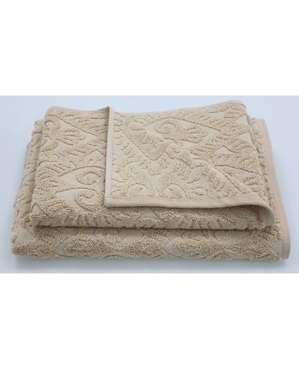 Набор полотенец 50х85, 75х150 бежевый Pavia 22746, изображение 3