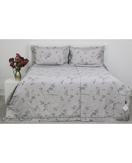 Комплект постельного белья серый La Perla 22796, изображение 2