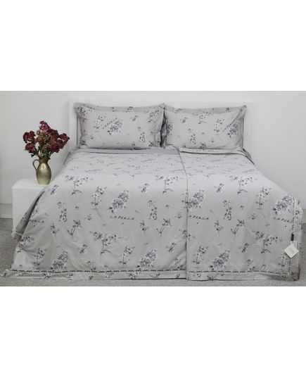 Комплект постельного белья серый La Perla 22796, изображение 3