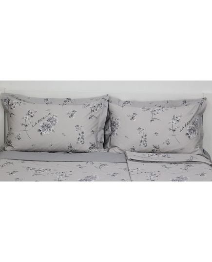 Комплект постельного белья серый La Perla 22796, изображение 5