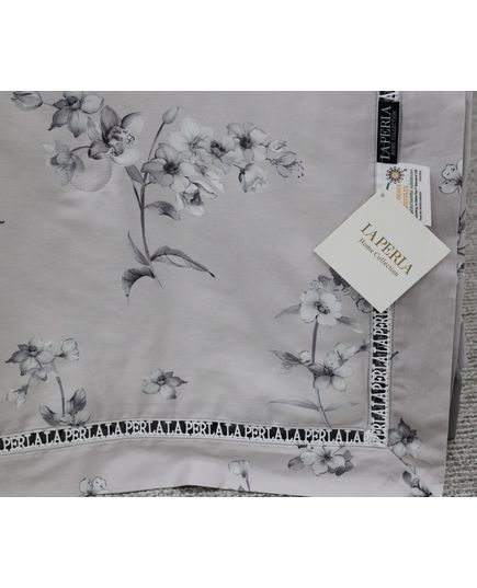 Комплект постельного белья серый La Perla 22796, изображение 6