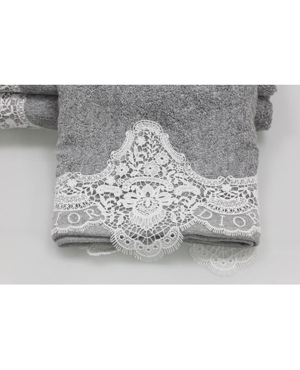 Набор полотенец 45х70,75х140 серый DIOR 22830, изображение 4