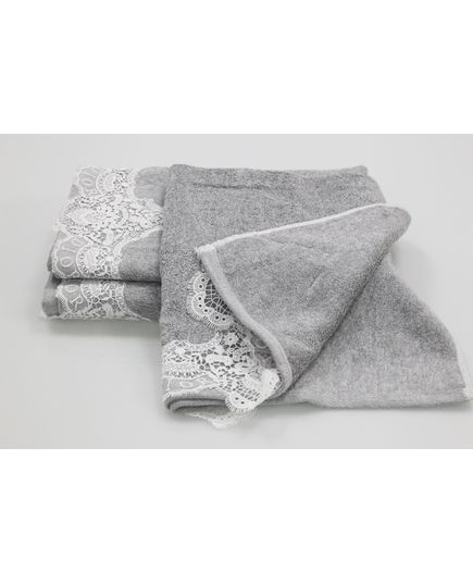 Набор полотенец 45х70,75х140 серый DIOR 22830, изображение 5