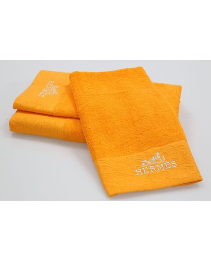 Набор полотенец оранжевый Hermes 22815, изображение 7