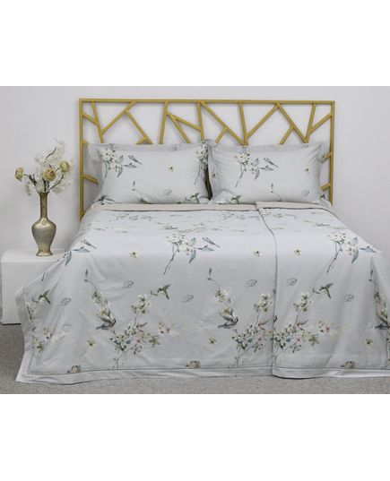 Комплект постільної білизни сірий Blumarine 22866, зображення 2