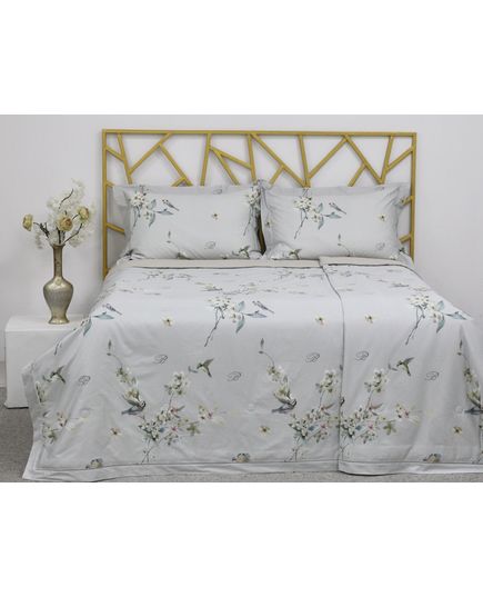 Комплект постільної білизни сірий Blumarine 22866, зображення 3