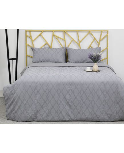 Комплект постельного белья серый No Brand 17105, изображение 2