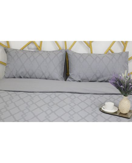 Комплект постельного белья серый No Brand 17105, изображение 3