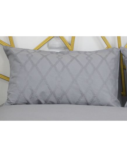 Комплект постельного белья серый No Brand 17105, изображение 4