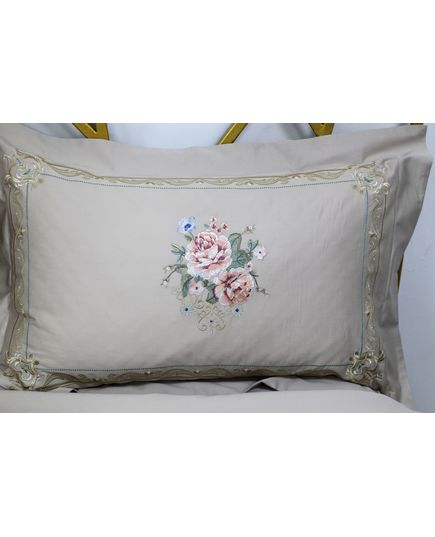 Комплект постільної білизни бежевий Apollo 20041, зображення 6