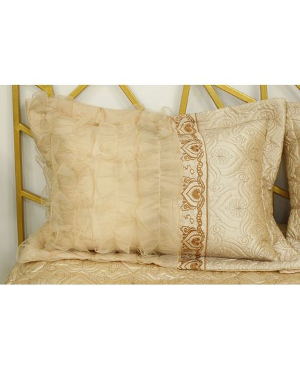 Покрывало 240х260 молочный Begonvilla 735, изображение 3