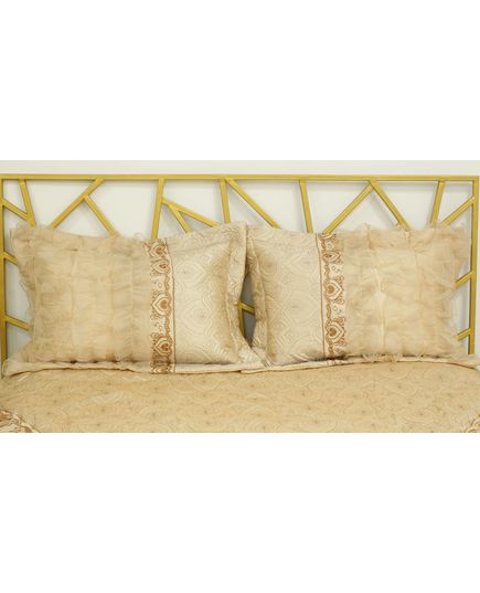 Покрывало 240х260 молочный Begonvilla 735, изображение 5