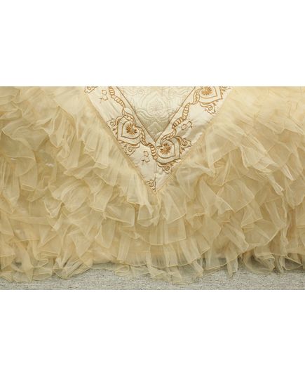 Покрывало 240х260 молочный Begonvilla 735, изображение 8