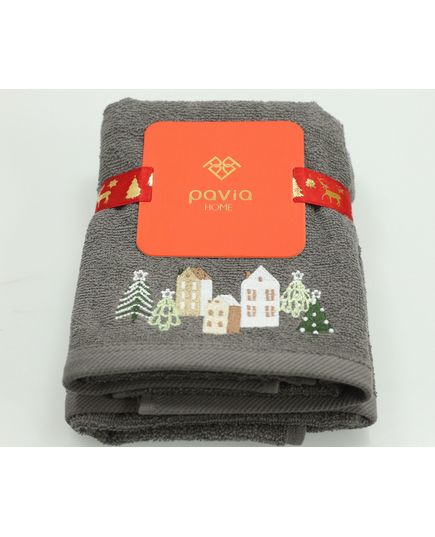 Набор полотенец для кухни 40х60 серый Pavia 22909, изображение 3