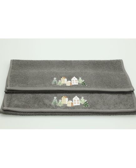 Набор полотенец для кухни 40х60 серый Pavia 22909, изображение 6