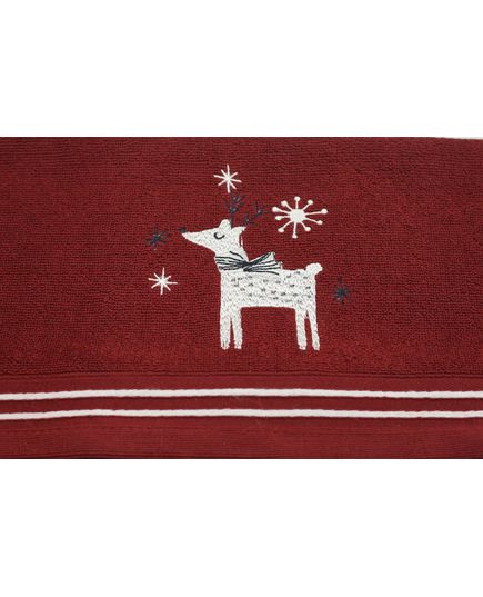 Набор полотенец для кухни бордовый Pavia 21590, изображение 5