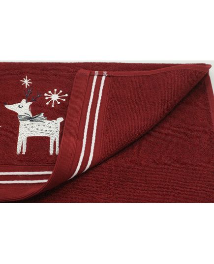 Набор полотенец для кухни бордовый Pavia 21590, изображение 6