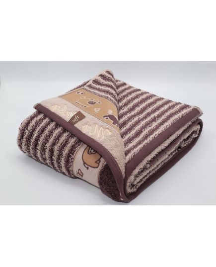 Полотенце детское 100х120 шоколадный Atilla 22725, изображение 2