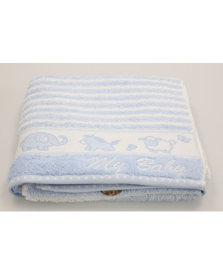 Полотенце детское 100х120 голубой Atilla 22723, изображение 2