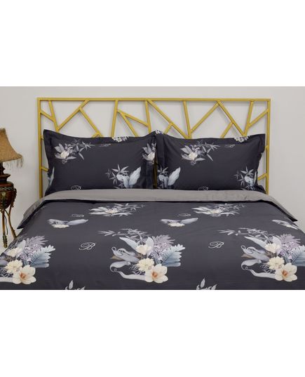 Комплект постельного белья серый No Brand 19894, изображение 3