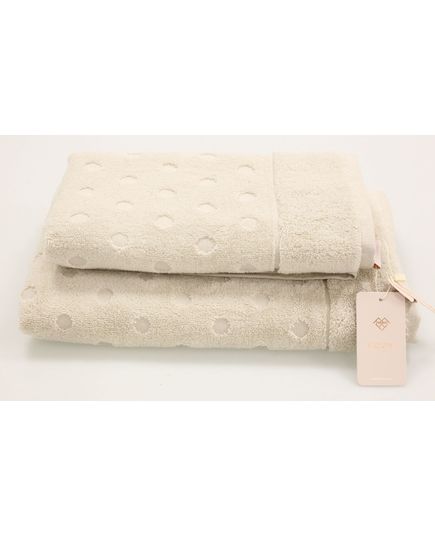 Набор полотенец 50х85,70х140 бежевый Pavia 21883, изображение 3
