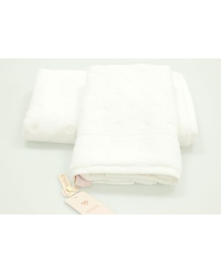 Набор полотенец 50х85,70х140 белый Pavia 21885, изображение 2