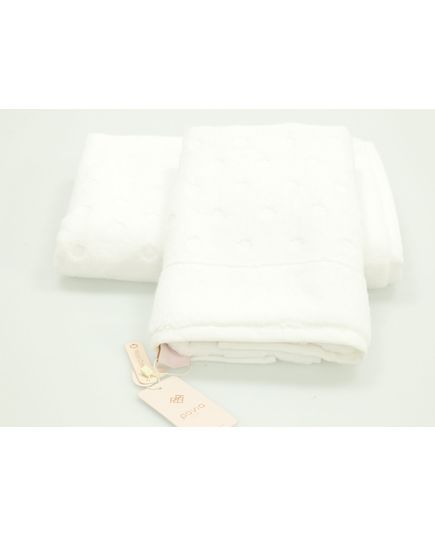 Набор полотенец 50х85,70х140 белый Pavia 21885, изображение 3