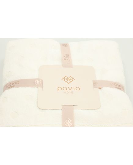 Набор полотенец 50х85,70х140 молочный Pavia 21886, изображение 2