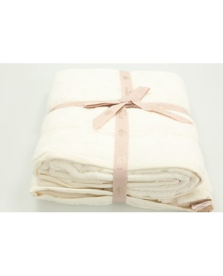 Набор полотенец 50х85,70х140 молочный Pavia 21886, изображение 3