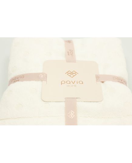 Набор полотенец 50х85,70х140 молочный Pavia 21886, изображение 4