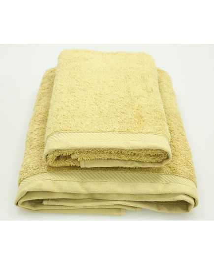 Набір рушників 50х85,70х140 оливковий Pavia 20991, зображення 5