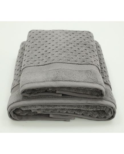 Набор полотенец 50х85, 75х150 графит Pavia 21637, изображение 4