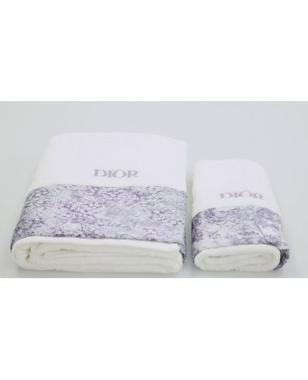 Набір рушників 45х70,75х140 фіолетовий DIOR 22818, зображення 3