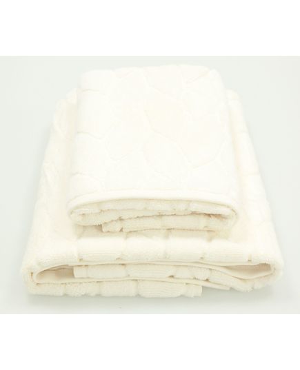 Набор полотенец 50х85,70х140 молочный Pavia 21890, изображение 3