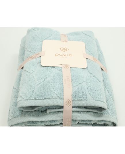 Набор полотенец бирюзовый Pavia 21893, изображение 4