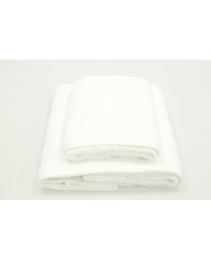 Набор полотенец 50х85,70х140 белый Pavia 21897, изображение 5