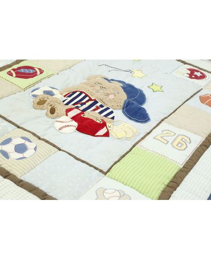 Одеяло голубой с синим Xr home textile 21820, изображение 3