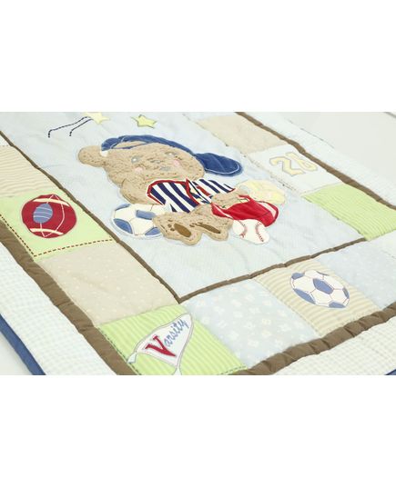 Одеяло голубой с синим Xr home textile 21820, изображение 4