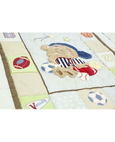 Одеяло голубой с синим Xr home textile 21820, изображение 5