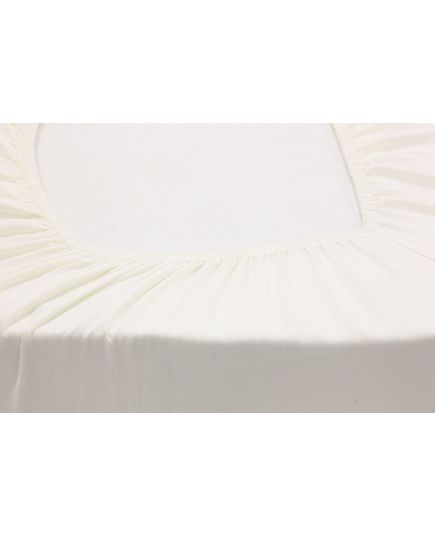 Простирадло 160х200 молочний Pavia 19482, зображення 2