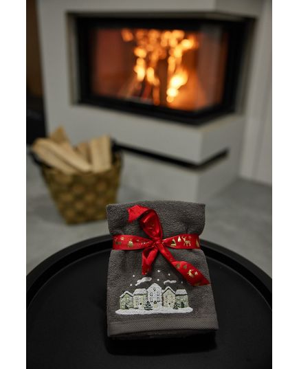 Набір рушників для кухні 40х60 сірий Pavia 22907, зображення 8