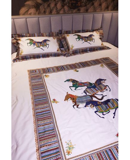 Комплект постельного белья серый No Brand 22668, изображение 2