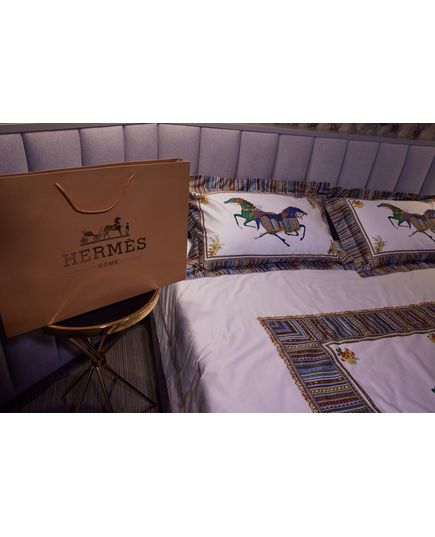 Комплект постельного белья серый No Brand 22668, изображение 5