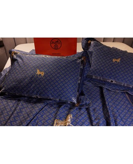 Комплект постільної білизни синій No Brand 22667, зображення 4